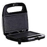 Електрогриль притискний з антипригарним покриттям 750 Вт Sokany SK-08073, фото 2