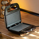 Електрогриль притискний з антипригарним покриттям 750 Вт Sokany SK-08073, фото 6