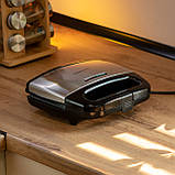 Електрогриль притискний з антипригарним покриттям 750 Вт Sokany SK-08073, фото 7