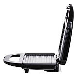 Електрогриль притискний з антипригарним покриттям 750 Вт Sokany SK-08075, фото 3