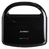 Електрогриль притискний з антипригарним покриттям 750 Вт Sokany SK-08075, фото 4