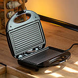 Електрогриль з антипригарним покриттям, термостатом та захистом від перегріву 750 Вт Sokany SK-116, фото 8