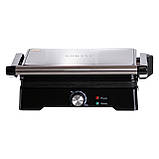 Електрогриль притискний з антипригарним покриттям 1500 Вт Sokany SK-08026, фото 3