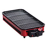Настільний гриль червоний 1500 Вт Sokany SK-6112, фото 4