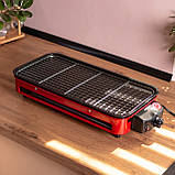 Настільний гриль червоний 1500 Вт Sokany SK-6112, фото 8