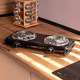 Електроплита двоконфоркова настільна плита 2000 Вт Sokany SK-5110, фото 8