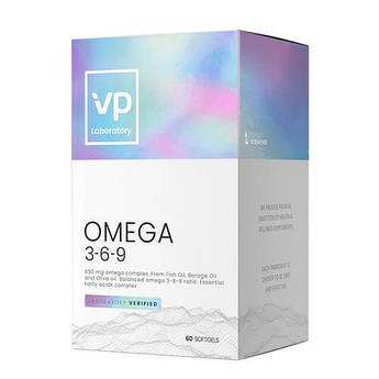 VPLab Laboratory Omega 3-6-9 60 рідких капсул