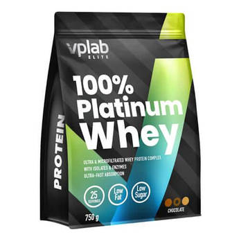 VPLab Elite 100% Platinum Whey 750 грам, Полуниця - Банан