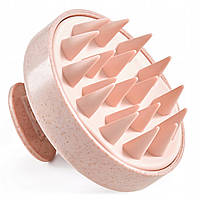 Щітка-масажер 4FIZJO для миття голови Light Pink (P-5907739315175)
