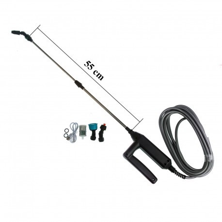 Міні-обприскувач акумуляторний 2200 мАг ручний прилад з 3 насадками для поливу, фото 1