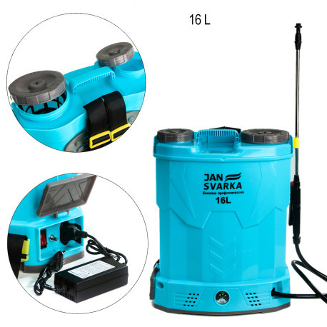 Обприскувач акумуляторний 16 л JANSVARKA 2025, фото 1
