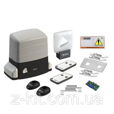 Maxi комплект Roger Technology KIT R30/806 для відкатних воріт вагою до 800 кг із магнітними кінцевими