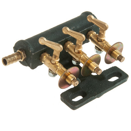 Кран для пальника Wolmex/HANABISHI на 3 виходи, фото 1