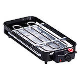 Електричний гриль настільний чорний 1500 Вт Sokany SK-6112, фото 5