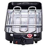 Електричний гриль настільний чорний 1500 Вт Sokany SK-6112, фото 6