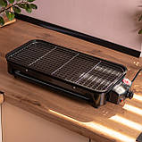Електричний гриль настільний чорний 1500 Вт Sokany SK-6112, фото 8