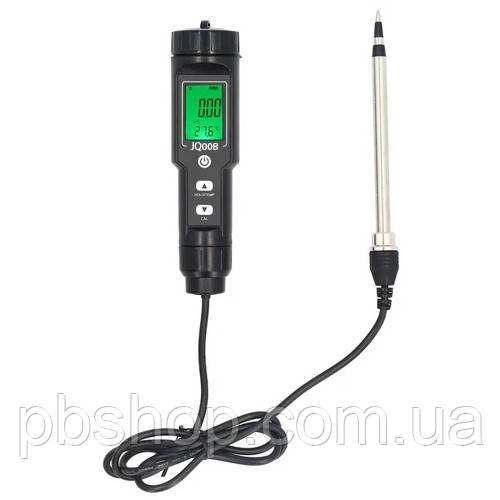 Тестер кондуктометричний електропровідність ґрунту датчик шнур 70см JQ008, фото 1