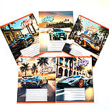 Зошит в клітинку, 24 аркуші, Лідер, серія "На пляжі", фото 5