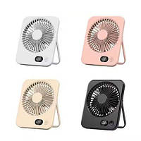 Вентилятор акумуляторний настільний з дисплеєм
