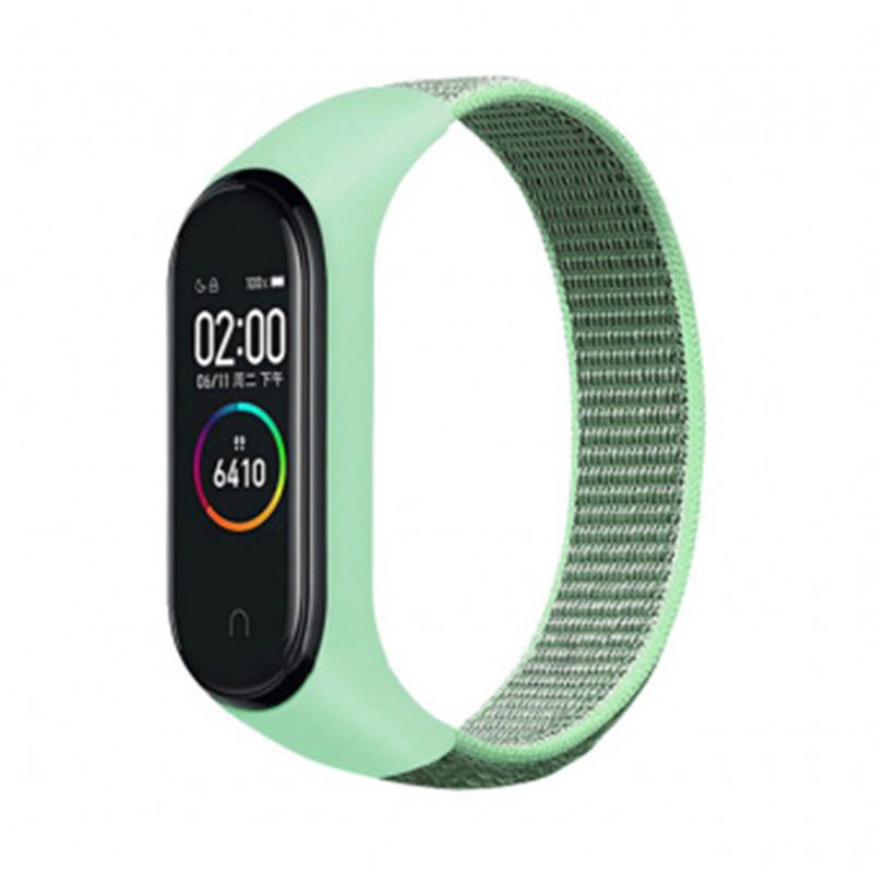 Ремешок BeCover Nylon Style для Xiaomi Mi Smart Band 5/Mi Smart Band 6 Mint (705426), фото 1