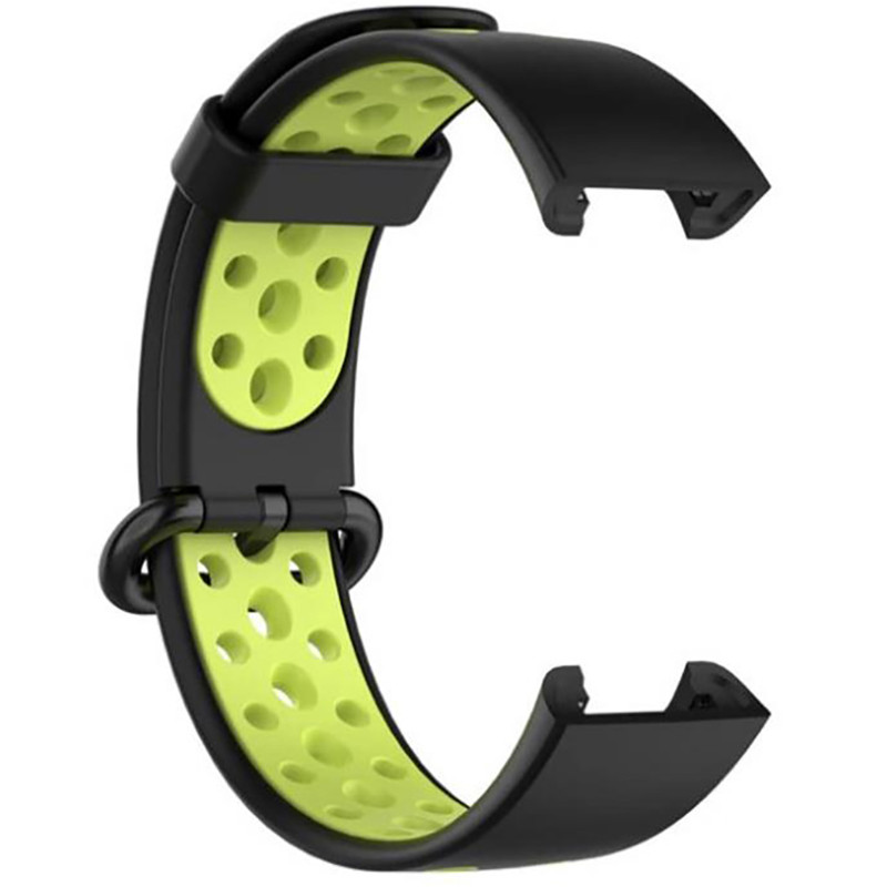 Ремінець BeCover Vents Style для Xiaomi Redmi Smart Band 2 Black-Green (709423), фото 1