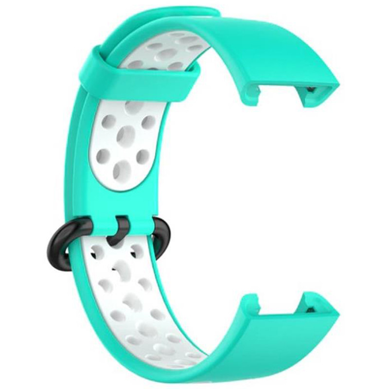 Ремінець BeCover Vents Style для Xiaomi Redmi Smart Band 2 Turquoise-White (709428), фото 1
