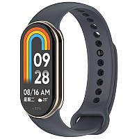 Силіконовий ремінець BeCover для Xiaomi Mi Smart Band 8 Gray (709388)