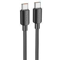 Дата кабель Hoco X96 Hyper Type-C to Type-C 60W (1m) Black