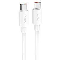Дата кабель Hoco X96 Hyper Type-C to Type-C 100W (1m) White