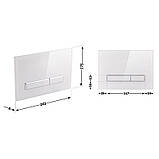 Панель змиву для унітазу Qtap Nest QT0111V1105GW, фото 2