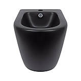 Біде підлогове Qtap Robin 565x360x405 Matt black QT13442141CMB, фото 3