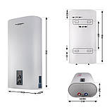 Водонагрівач електричний Thermo Alliance 80 л плоский вертикальний, сухий ТЕН 2 кВт (0,8 + 1,5,2), фото 2