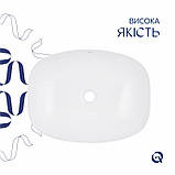 Раковина-чаша Qtap Cardinal 500х380х140 мм White QT04116302W, фото 4