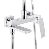 Душова система універсальна Qtap Tern на три споживачі (з виливом) QTTER1112CRM47592 Chrome, фото 3