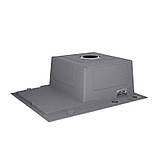 Мийка для кухні інтегрована Lidz Handmade H6350L крило зліва (LDH6350BRUL45588) Brushed Steel 3,0/1,0 мм, фото 5