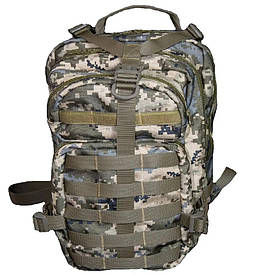 Рюкзак тактичний 35 літрів Kirasa кордура піксель (Арт KI940)