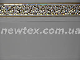 Декоративна стрічка Флоренція 53 мм, Біла з малюнком до стельового карниза посиленому СМ