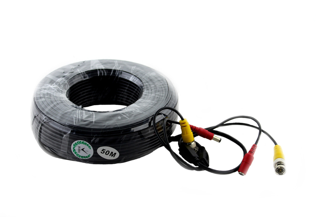 Кабель для камери 50 м метрів (25) у папт.25 шт., фото 1