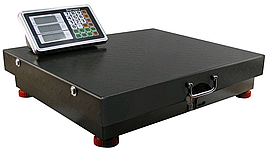 Бездротові платформні ваги Wimpex Staropera WF-300 до 300 кг з акумулятором і радіоканалом Чорний