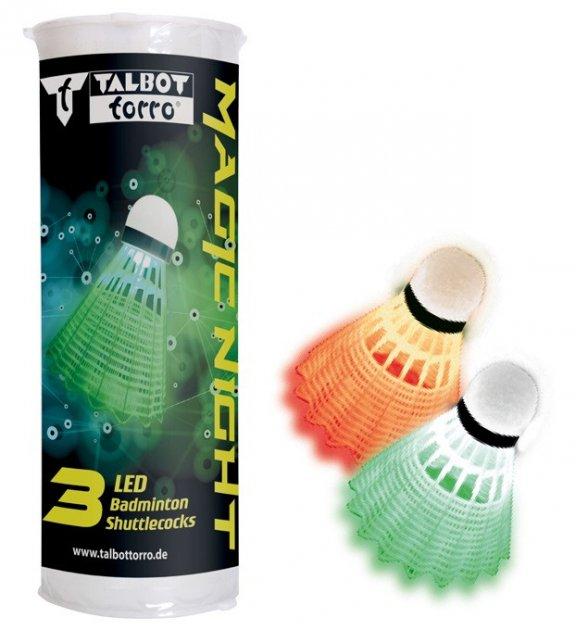 Волани Talbot Shuttlecock Magic Night LED 3шт. original Акція Знижка