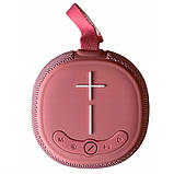 Портативна колонка Hopestar H65 бездротова акустика 20W Bluetooth з ргб-підсвіткою LED рожева, фото 5