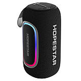 Портативна колонка Hopestar P65 20W Bluetooth бездротова акустика + підсвітка RGB LED чорна, фото 4