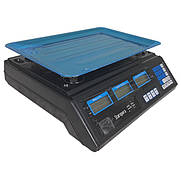 Бездротові платформні ваги Wimpex Staropera на 50 кг з акумулятором 4В 24/32см Чорний/Синій