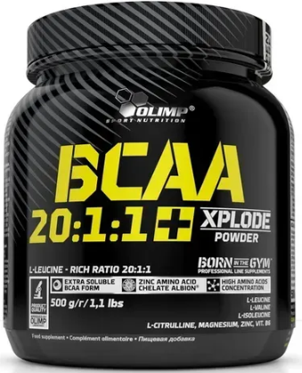 Амінокислоти BCAA OLIMP	BCAA 20:1:1 Xplode 500 г кола