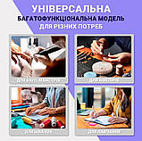 Безтіньова лампа 40 Вт настільна лампа для манікюру яскрава мод. LED-1 DS, регулювання яскравості, фото 3