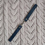 Стяжка для в'язаного рюкзака або сумки. Колір "Синій", фото 2