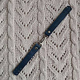 Стяжка для в'язаного рюкзака або сумки. Колір "Синій", фото 3