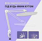 Безтіньова лампа 40 Вт настільна лампа для манікюру яскрава мод. LED-1 DS, регулювання яскравості, фото 7