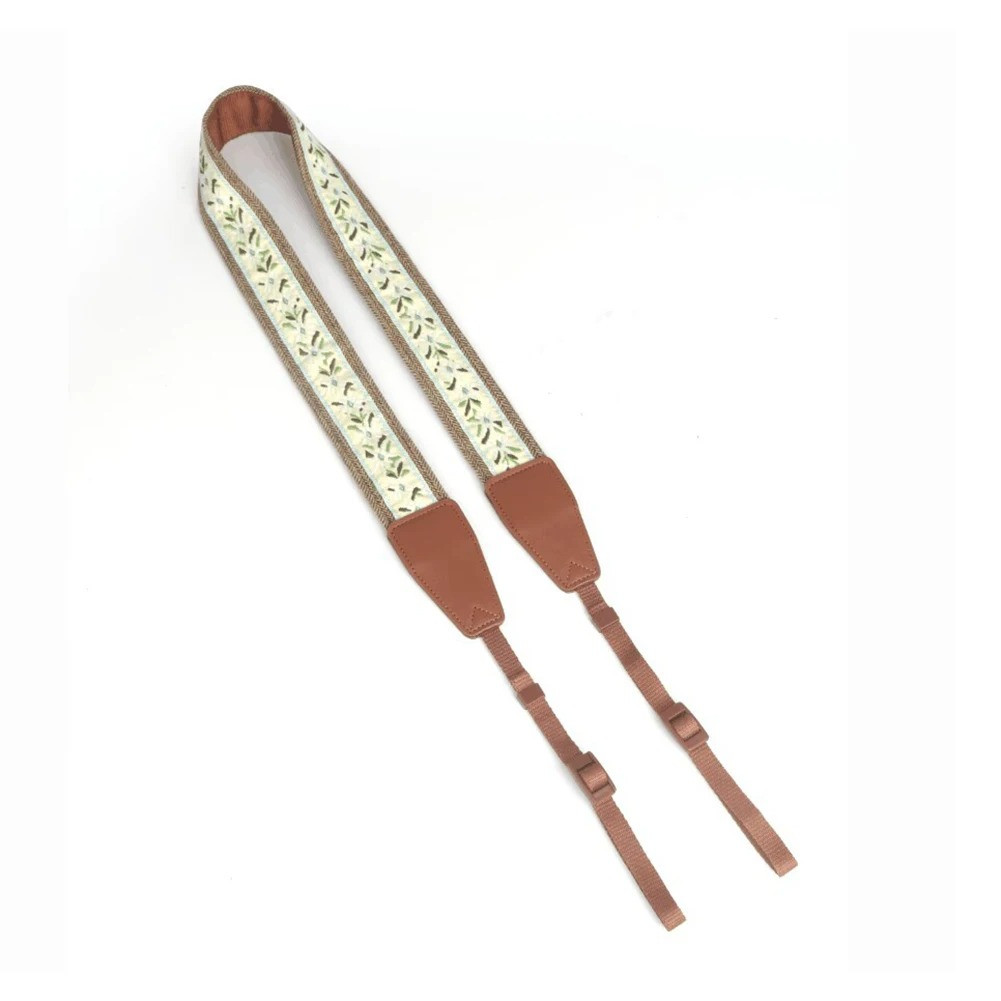 Ремінь-вишиванка для дзеркальної фотокамери, універсальний ремінь на шию Коричневий ( код: IBX009K )