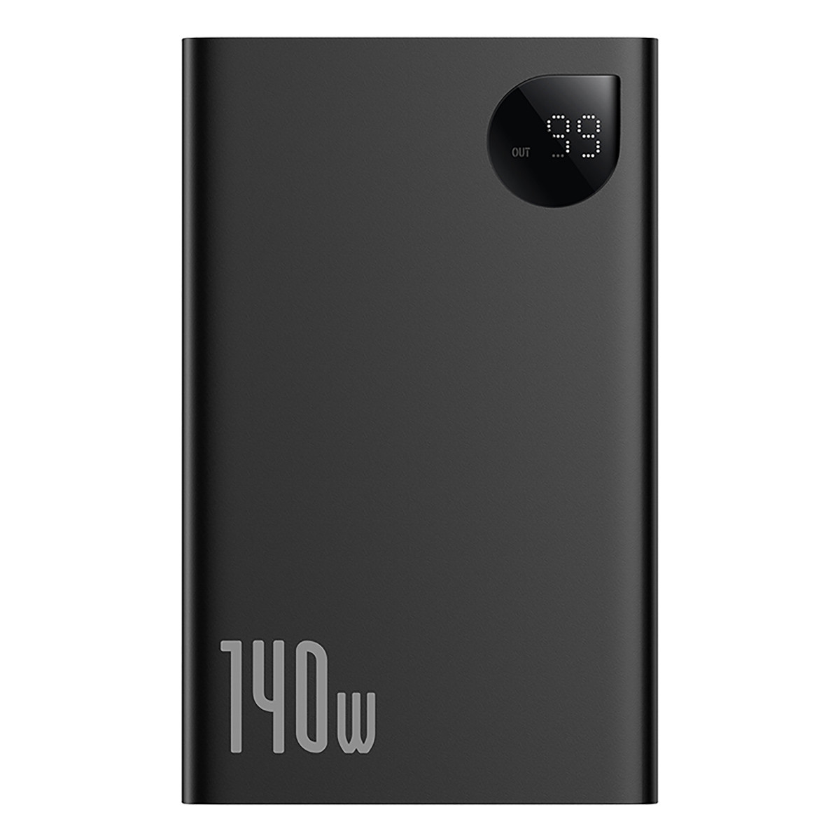 Зовнішній акумулятор Baseus Adaman  Digital Display Fast Charge Power Bank 24000mAh 140W Cluster Black, фото 1